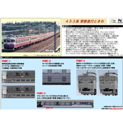 TOMIX Nゲージ 国鉄 453系 ときわ 増結セット 98521 鉄道模型 電車