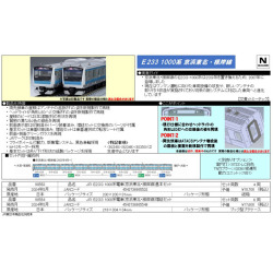 E233系1000番代（京浜東北・根岸線） 4両基本/6両増結 各セット
