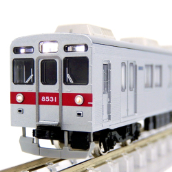 東急電鉄8500系（軽量車・8631編成・行先点灯・黄色テープ付き）
