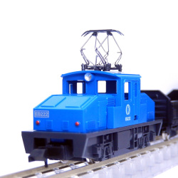 チビ凸セット「いなかの街の貨物列車」（青）