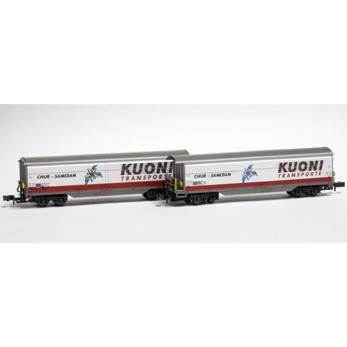 MDS-Modell MD61013 RhB(レーティッシュ鉄道) スライドバン貨車Haik-v5132+5133(Kuoni)2両セット