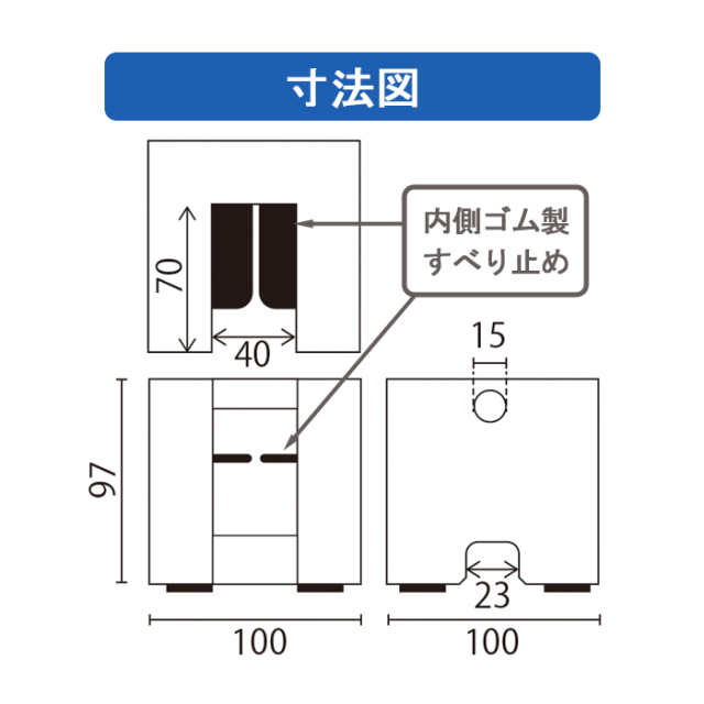 キューブブロック 2.8kg イーゼル 看板 ウエイト