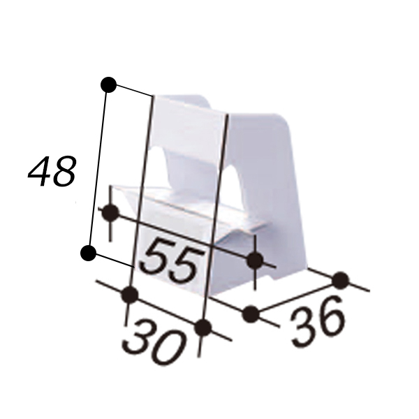紙スタンドKSP-13（名刺サイズ対応） 10枚入り