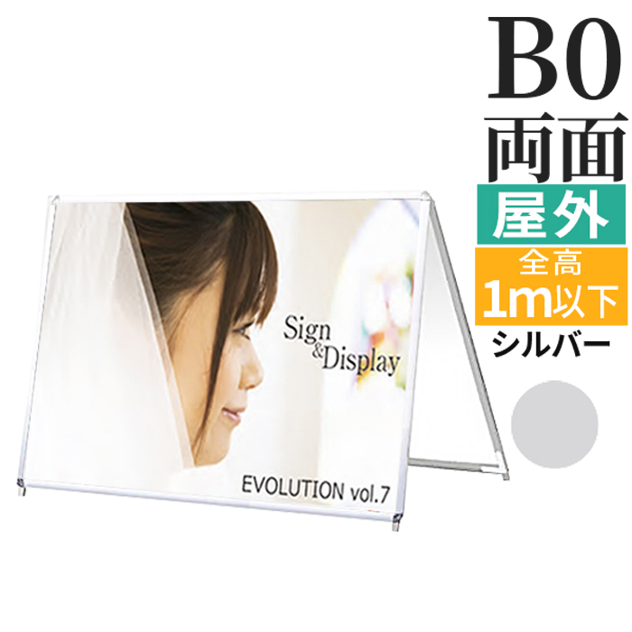 PGSK B0 横 ロー 両面 シルバー