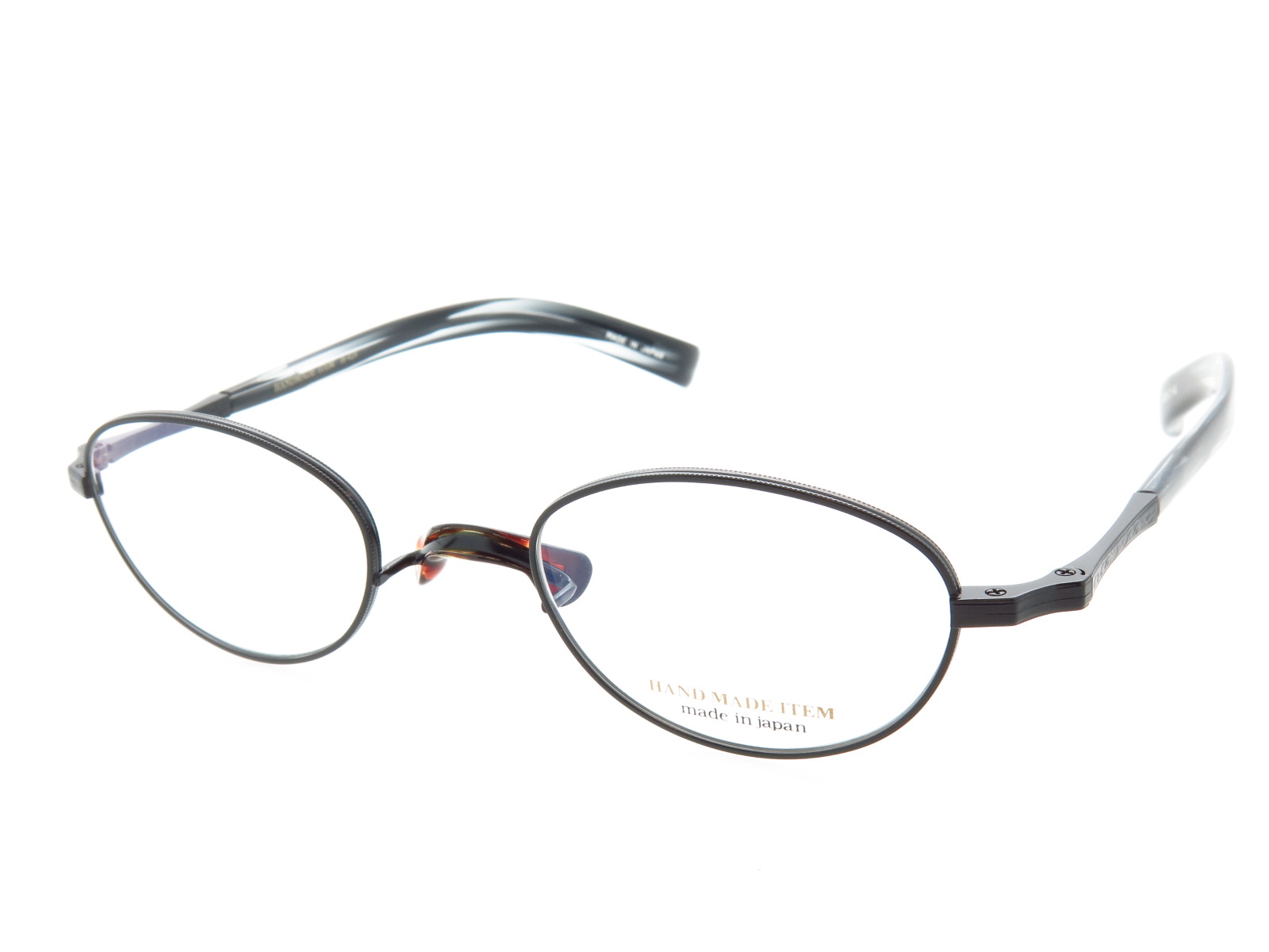 NOVA ノバ クラシック チタン 一山 メガネフレーム H424 Col.3 ブラック