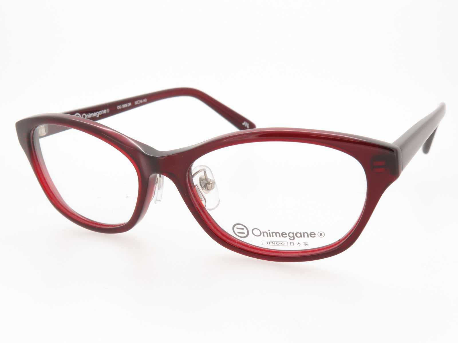 Onimegane おにめがね メガネフレーム アセテート クリングスモデル OG7806 DR ダークレッド