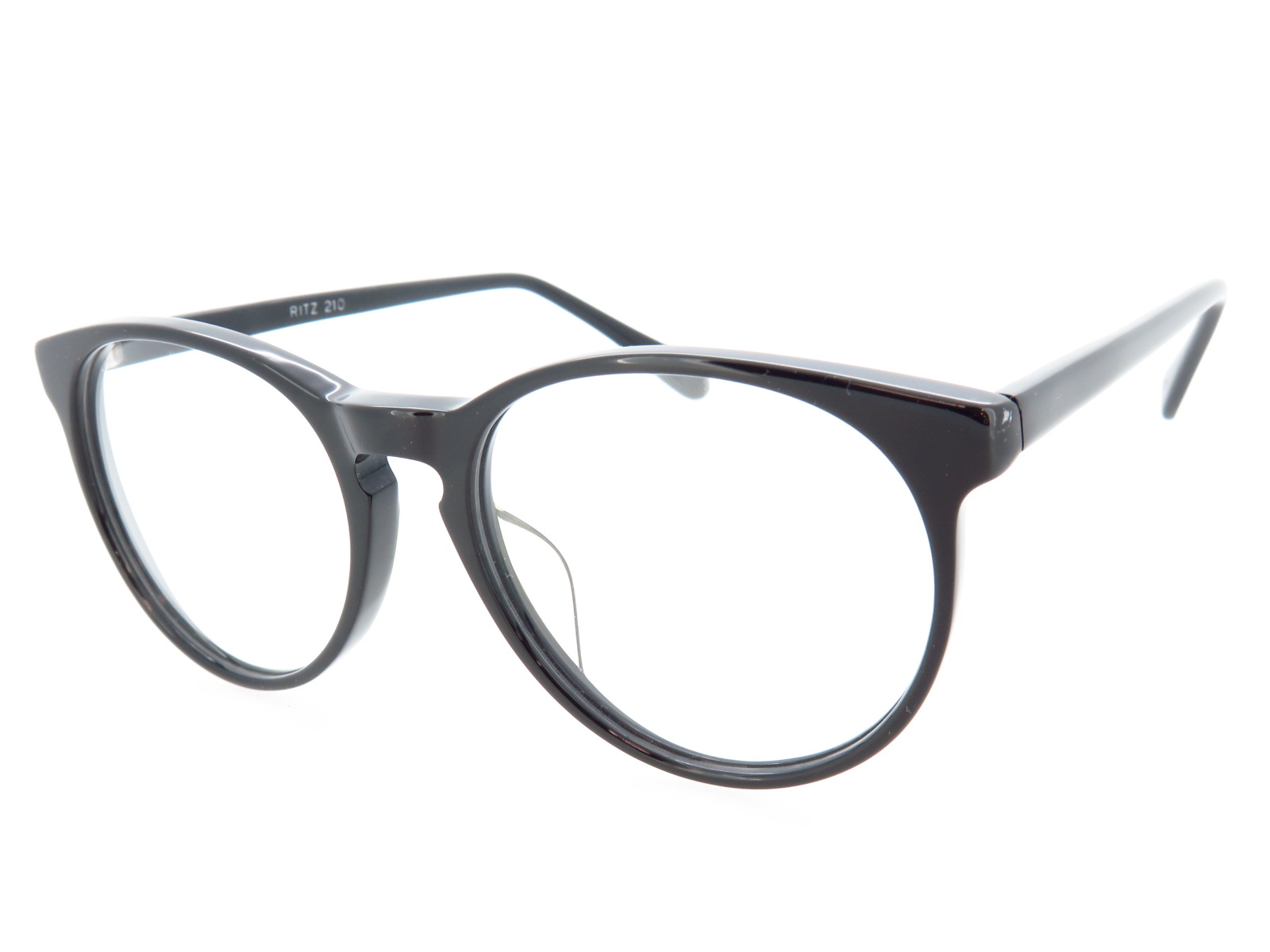 超薄型レンズ付セット ボストン型 クラシック セルフレーム RITZ210 ブラック