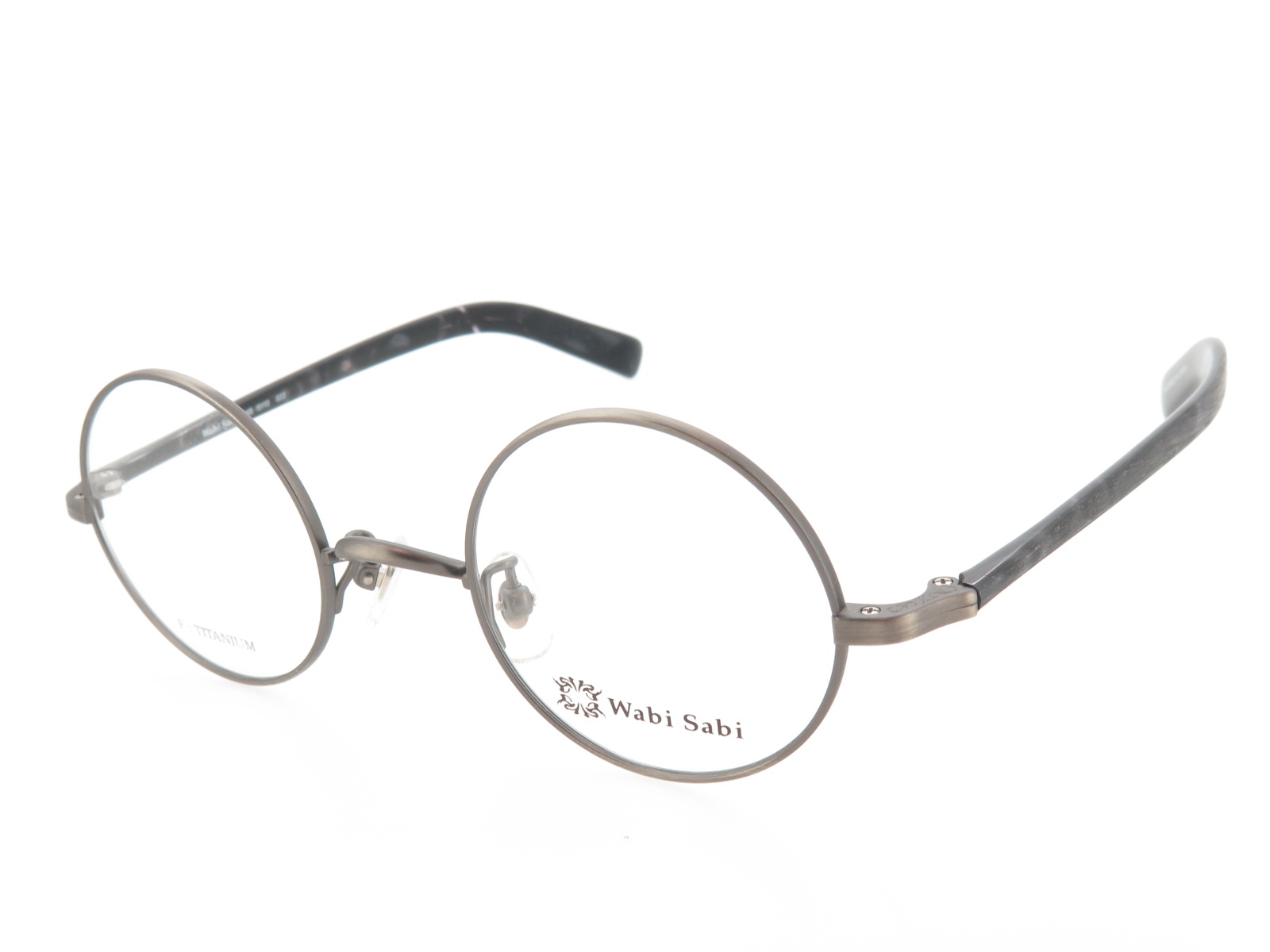 Wabi Sabi ワビサビ 丸型 メガネフレーム チタン セルテンプル WS15113 Col.022