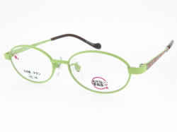 キッズ チタンフレーム 日本製 めがね委員長 MI-5002 Col.4 スィートライトグリーン