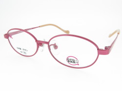 キッズ チタンフレーム 日本製 めがね委員長 MI-5002 Col.3 スィートラズベリー