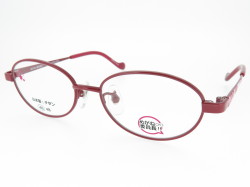 キッズ チタンフレーム 日本製 めがね委員長 MI-5001 Col.2 ピュアレッド