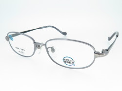 キッズ チタンフレーム 日本製 めがね委員長 MI1003 Col.1 ロックグレー