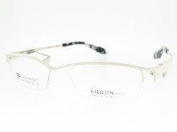 鼻パットのないメガネ NEOJIN ネオジン NJ3011 C40 ブルーデミ