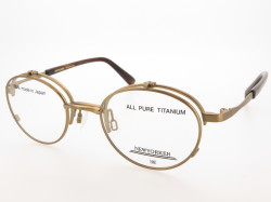 ニューヨーカー 単式 跳ね上げメガネ チタンフレーム 長モダン NY6235 GA1