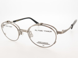 ニューヨーカー 単式 跳ね上げメガネ チタンフレーム 長モダン NY6235 SA1