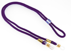 メガネチェーン ひもタイプ 70cm パープル【定型外郵便】