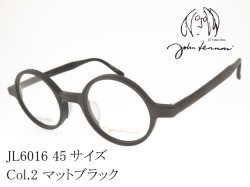 John Lennon ジョンレノン メガネ 日本製 ラウンド型 セルフレーム JL6016 Col.2