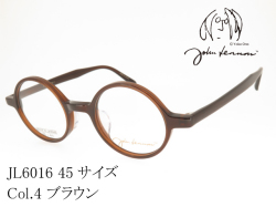 John Lennon ジョンレノン メガネ 日本製 ラウンド型 セルフレーム JL6016 Col.4