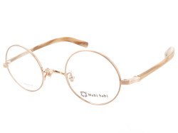 Wabi Sabi ワビサビ 丸型 メガネフレーム チタン セルテンプル WS15113 Col.506