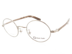 Wabi Sabi ワビサビ 丸型 メガネフレーム チタン セルテンプル WS15117 Col.026