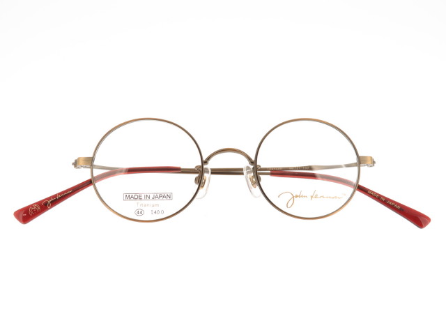 メガネ　ジョン・レノンモデル John Lennon ジョンレノン メガネ 日本製 ラウンド型 メタル