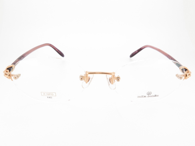 金無垢 K18PG ピンクゴールド レディース 縁なし mila schon ミラ