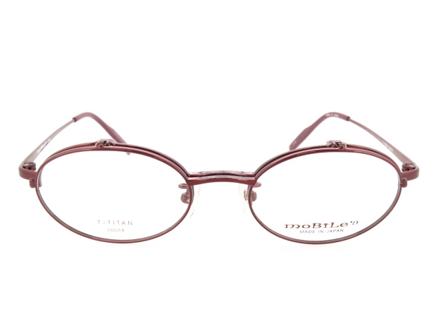 単式跳ね上げ バネ丁番 チタンフレーム オーバル型 日本製(鯖江) MB