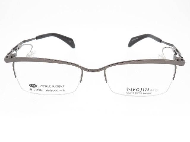 鼻パットのないメガネ NEOJIN ネオジン メンズ チタンフレーム NJ2319 20