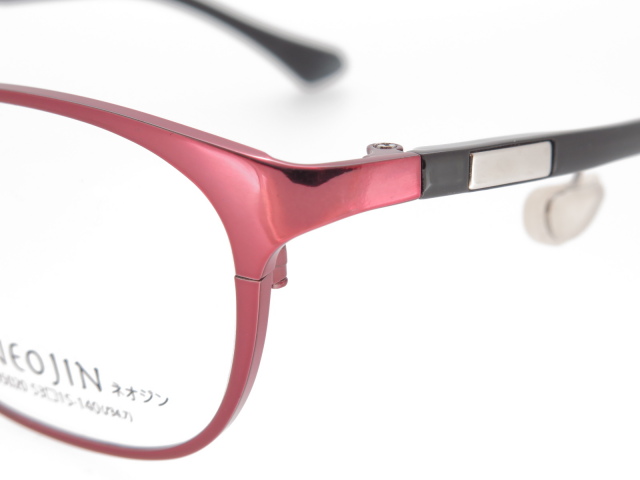 ☆彡ネオジン：人気の鼻パッドのないメガネ（新品未使用：2215col20ピンク） 鼻パットのないメガネ NEOJIN ネオジン ユニセックス NJ5020 20