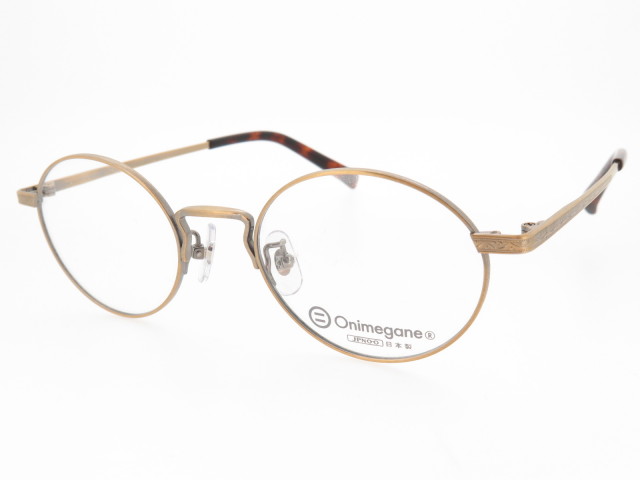 Onimegane おにめがね メガネフレーム 新アンティーク ラウンド