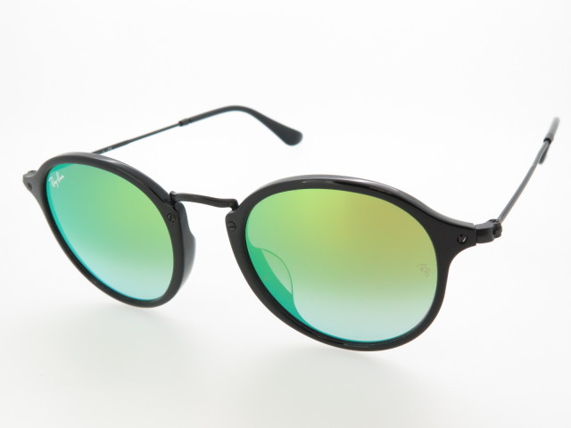 フラワーB ブルーグレイ Ray-Ban レイバン サングラス Ray-Ban 【正規品・箱/ケース/保証書有・検品済・在庫有】 25%OFF  ラウンド フレック RB2447F 901 49