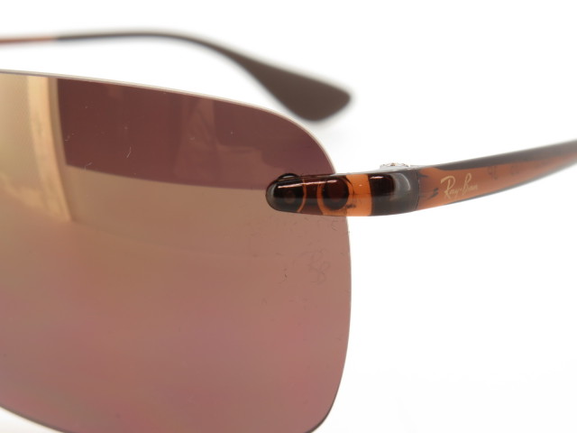 Ray-Ban レイバン ブランドサングラス 縁なし 偏光レンズ ミラー