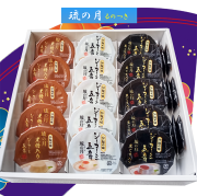 ジーマーミ豆腐 琉の月（るのつき）詰合わせ(プレーン・黒ごま・黒糖)70ｇ×15カップ入り