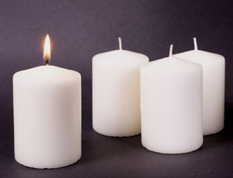 ブロックキャンドル　12個セット