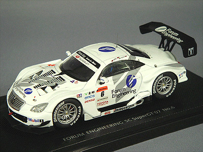 エブロ 1/43 フォーラム エンジニアリング SC430 2007 スーパーGT500 #6 片岡龍也/B.ビルドハイム