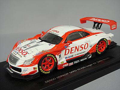 ・エブロ 1/43 デンソー ダンロップ サード SC430 スーパーGT500 2008 #39 高木虎之介/アンドレ.クート