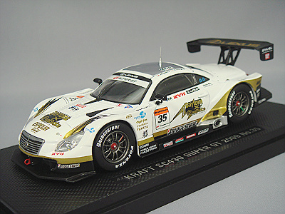 ・エブロ 1/43 クラフト SC430 スーパーGT500 2009 #35 石浦宏明/大嶋和也