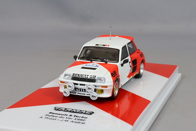 Tarmac 1/64 ルノー 5 ターボ 1982 ラリー ドゥ ヴァー #5 A.プロスト/J-M.Andrie