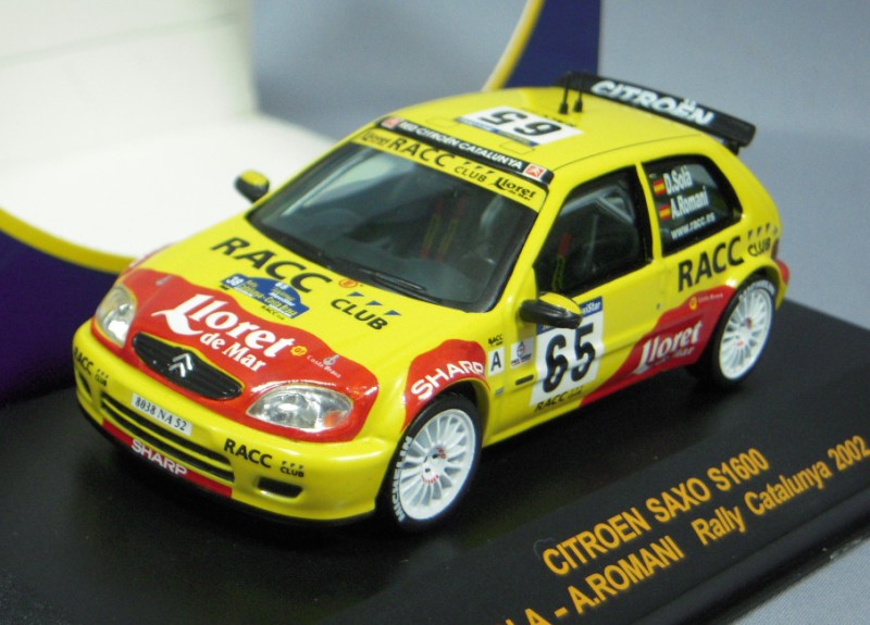 ・イクソアユタヤ 1/43 シトロエン サクソ S1600 ＃65 カタロニア2002