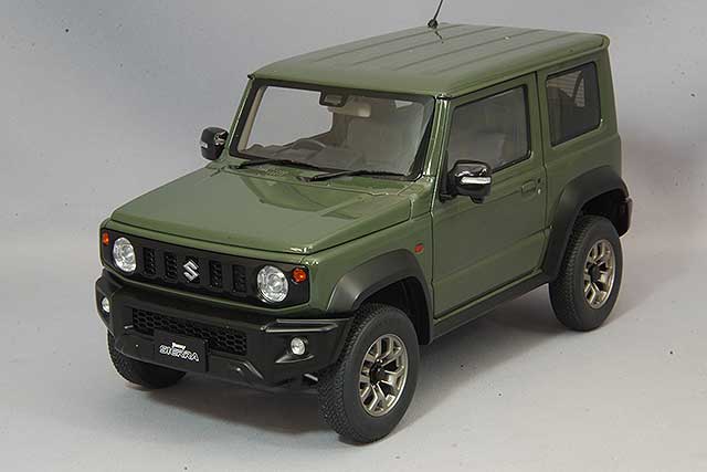 オートアート コンポジット 1/18 スズキ ジムニー シエラ JB74 モスグリーン