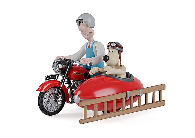 【予約品】 コーギー オートバイ＆サイドカー "ウォレスとグルミット 危機一髪!"