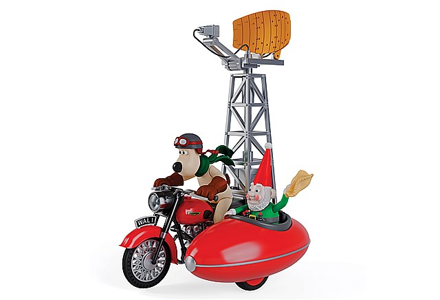 【予約品】 コーギー オートバイ＆サイドカー "ウォレスとグルミット 仕返しなんてコワくない!!"