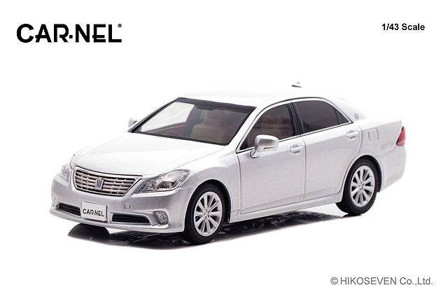 【予約品】 カーネル 1/43 トヨタ クラウン ロイヤルサルーン G (GRS202) 2010 シルバーメタリック