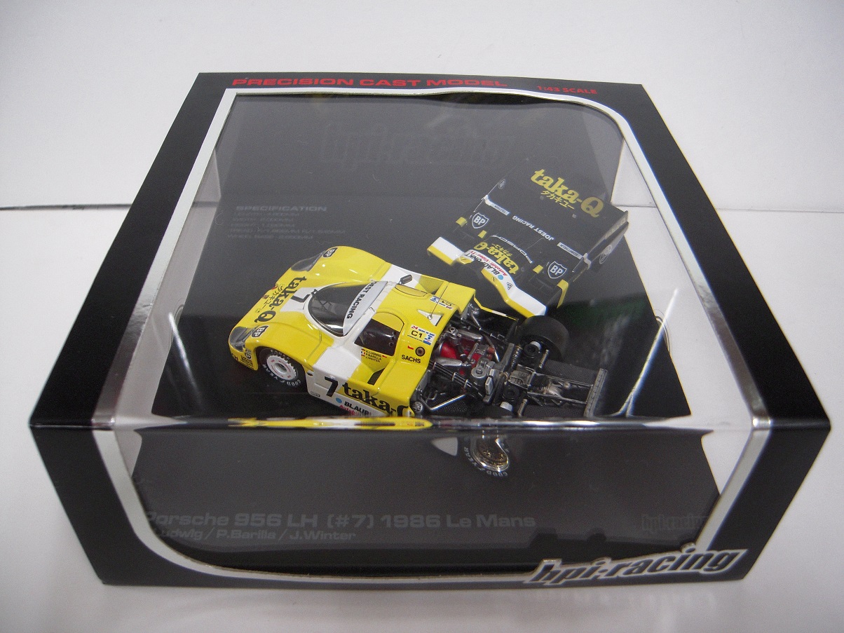 【特価商品】 hpi 1/43 ポルシェ 956LH taka-Q #7 '86 ルマン