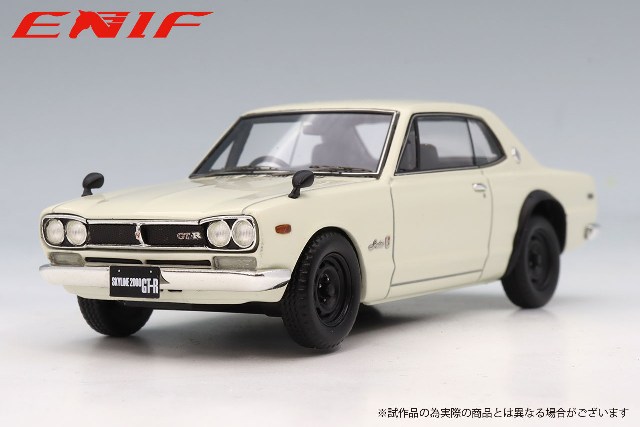 【予約品】 ENIF 1/43 日産 スカイライン 2000 GT-R 2ドア HT (KPGC10) ホワイト
