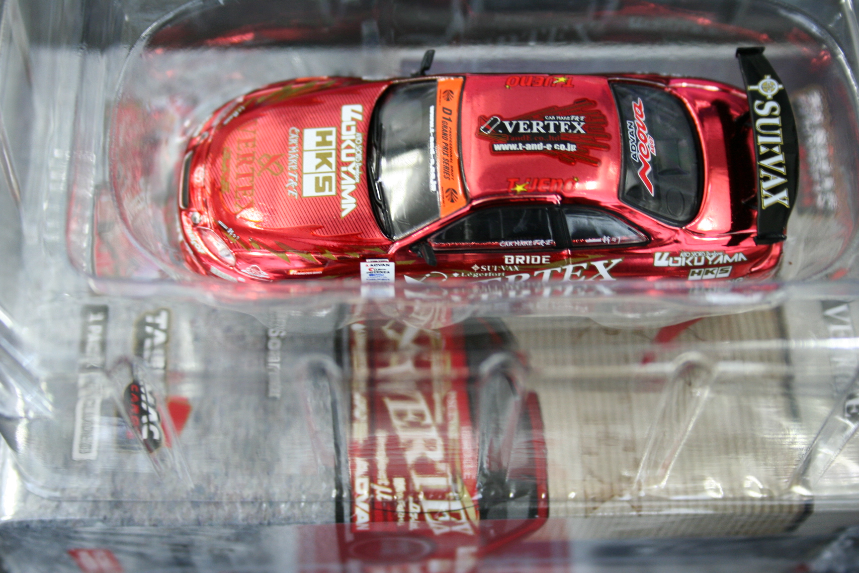 ポイント交換用3800P Tarmac 1/64 VERTEX Ridge TE3005 ソアラ メッキ チェイスカー