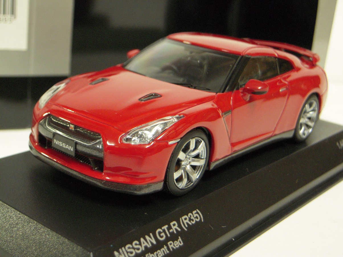 ・【特価商品】 京商 1/43 日産 GT-R R35 2008 バイブラントレッド