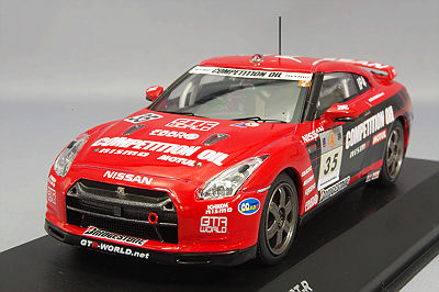 京商 1/43 モチュール ニスモ GT-R 2008 十勝24時間レース 影山正美 / 田中哲也 / 星野一樹 #35