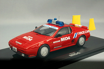 ・ルミノ プロヴァンスムラージュ製 1/43 日産 MID4 I 1985 WEC in JAPAN ペースカー レッド 【レジン製】