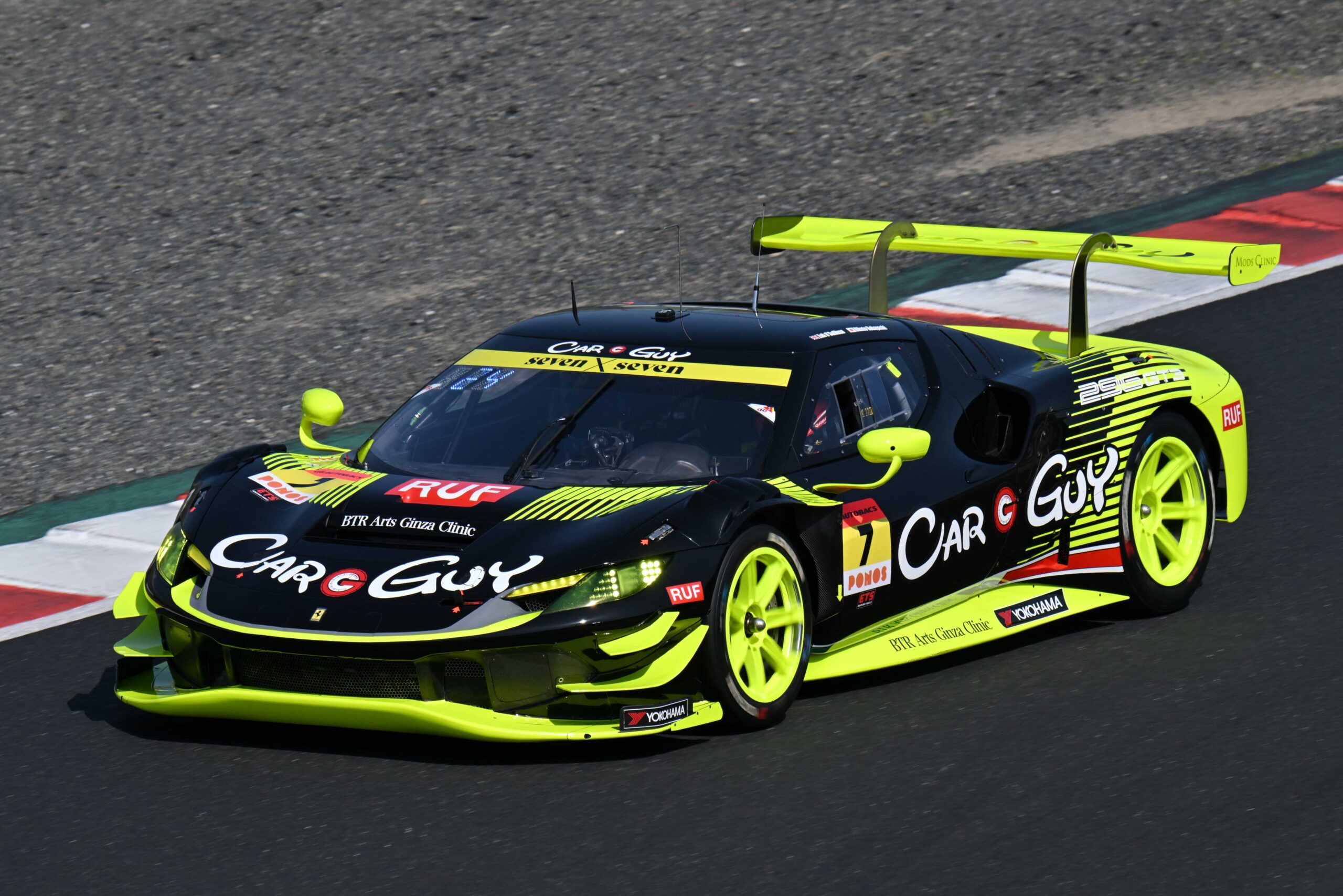 ルックスマート 1/43 CARGUY フェラーリ 296 GT3 CARGUY MKS RACING 2025 スーパーGT GT300 Z.オサリバン/小林利徠斗